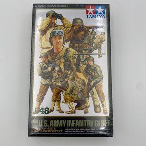 Tamiya #32513 WWII US Army Infantry GI Set Military Miniature No. 13 1:48 Scale